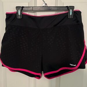 Hind women’s running shorts. Large. Black with spandex leg lining